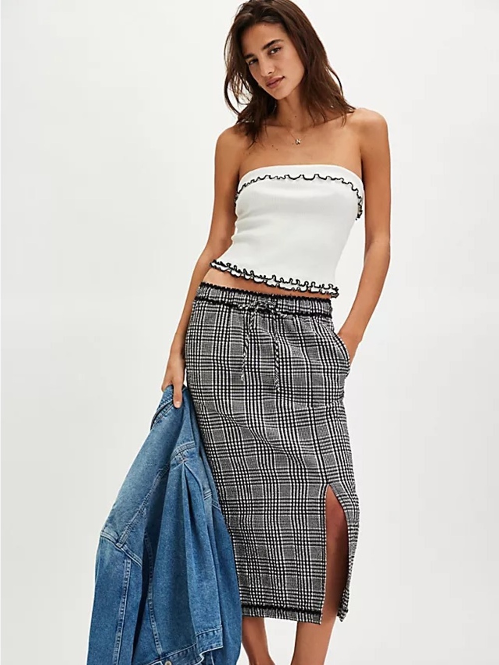 FP Penelope Gingham Skirt